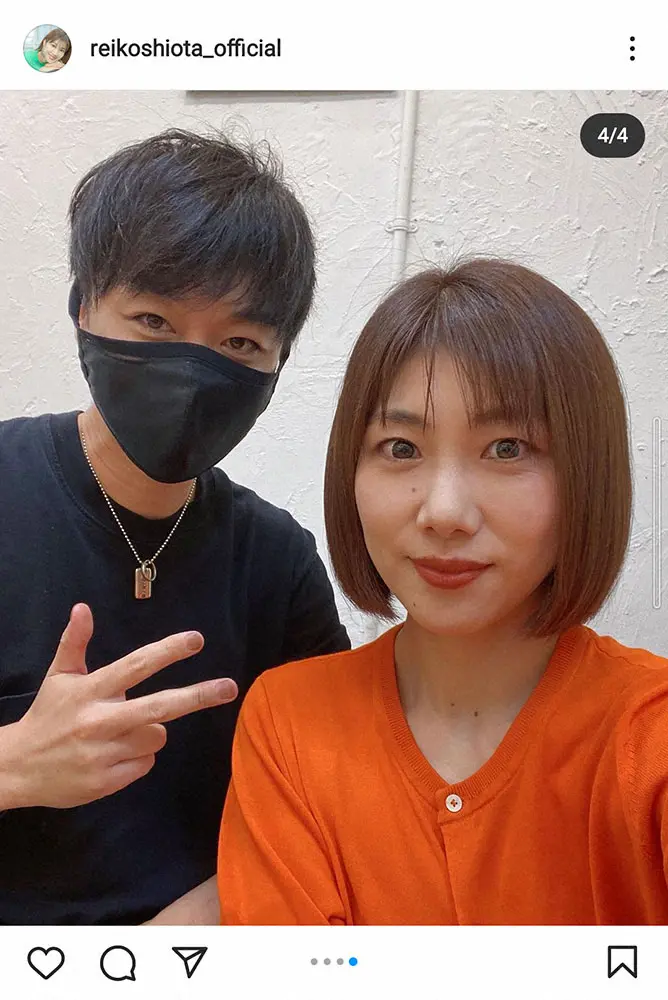 【画像・写真】潮田玲子公式インスタグラム（＠reikoshiota）から