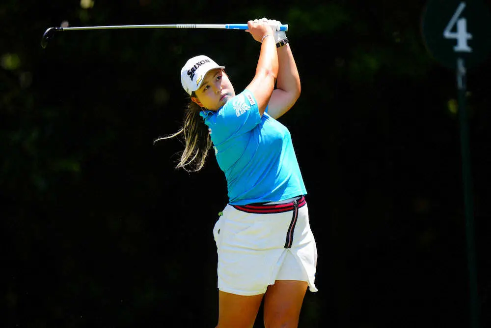 【画像・写真】ささき　単独首位キープ、4年ぶりツアー4勝目王手「1つ伸ばせてうれしい」