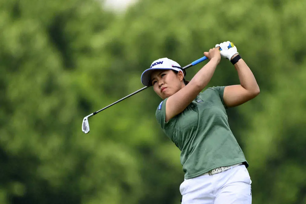 【画像・写真】畑岡奈紗は75で35位に後退「ショットが荒れてしまった」と悔しさにじませる　全米女子プロ第3日