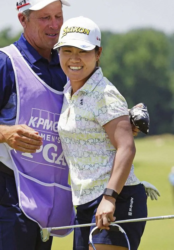 【画像・写真】奈紗　猛チャージ69で5位　35位スタートも最少スコア記録「最低限の目標はクリア」