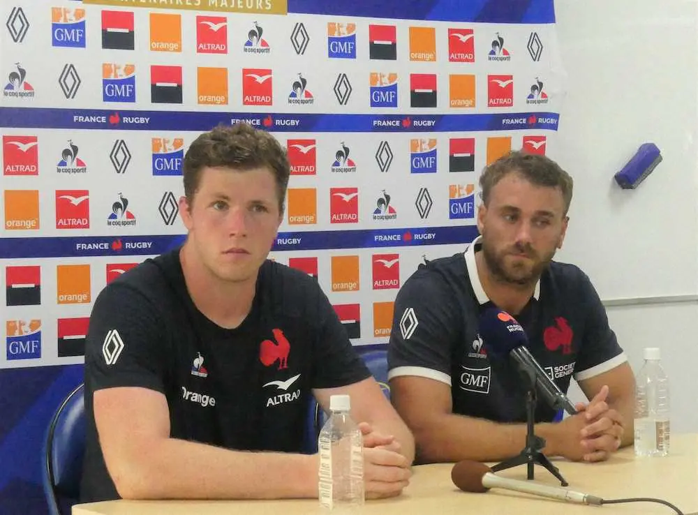 【画像・写真】ラグビー世界ランキング2位フランス代表が練習公開　桜の戦士を警戒「足が速く、賢いプレーをする」