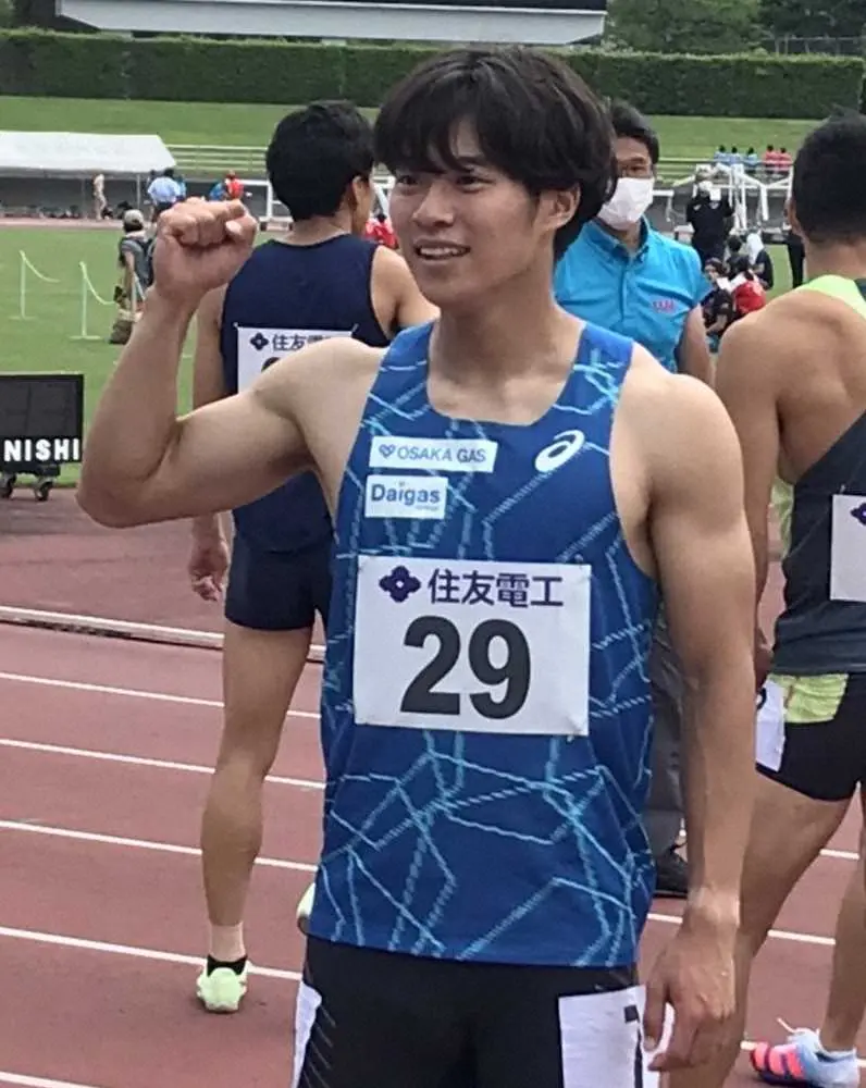 世界選手権400メートルリレーのメンバーに選出された坂井