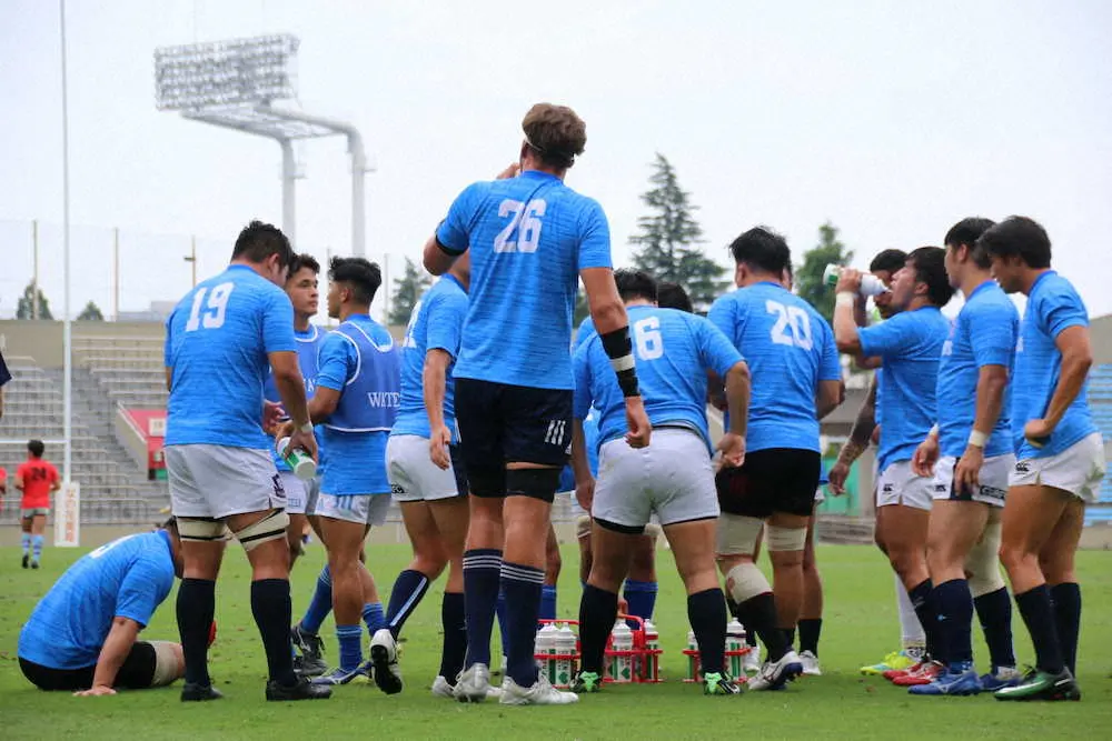 【画像・写真】大学ラグビーに進撃の巨人！2メートル11ロックのウーストハイゼンが秩父宮デビュー