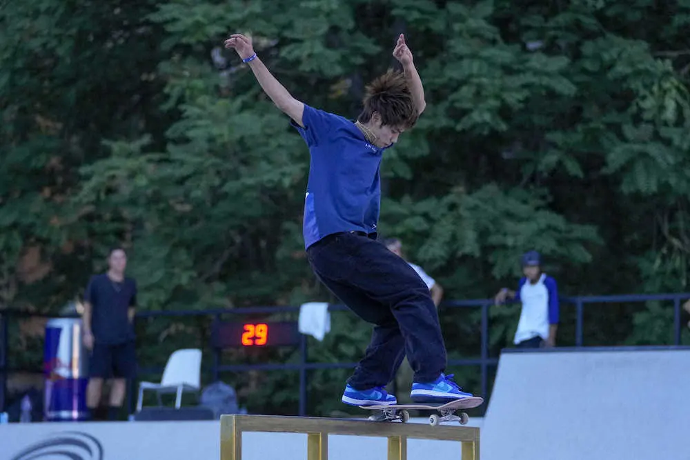 【画像・写真】堀米「ラン」で高得点！3位で決勝進出も脚痛めた