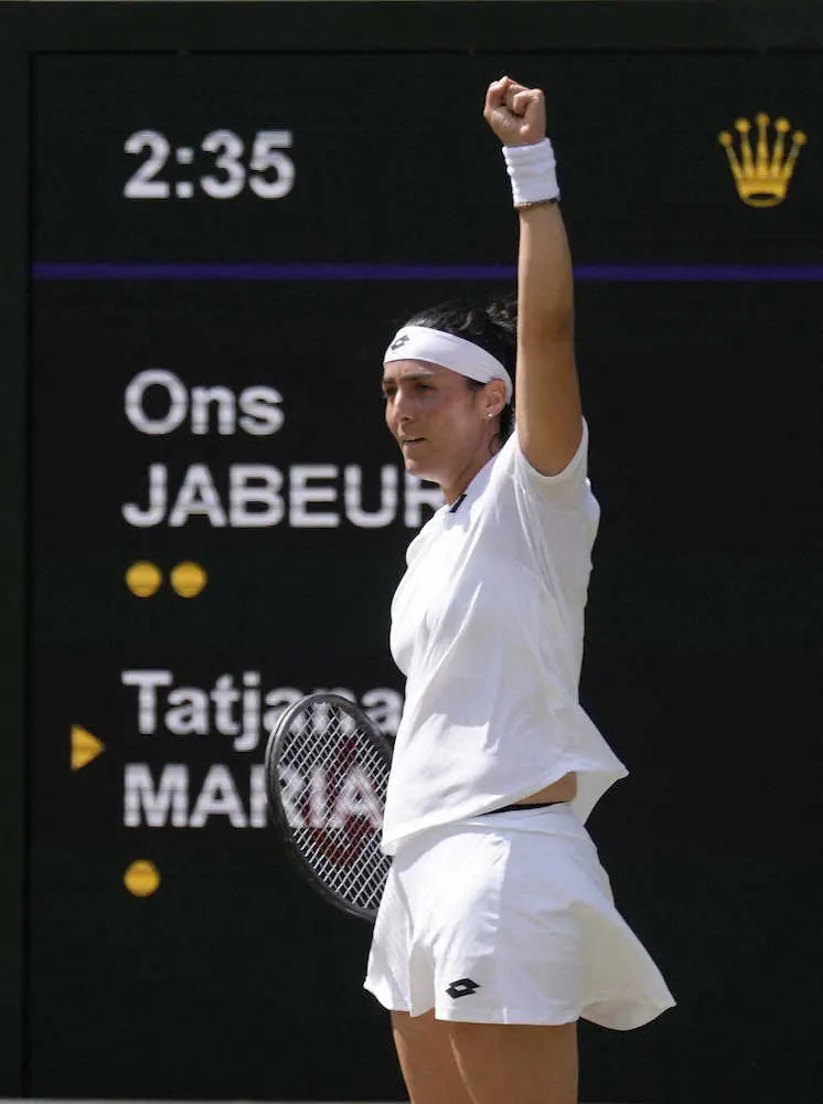 【画像・写真】ジャブール、ルバキナ勝つ　ともに四大大会初の決勝へ