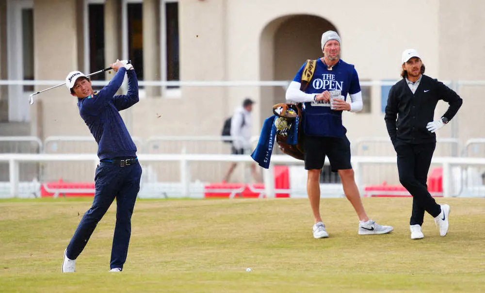 【画像・写真】星野陸也は3オーバー75発進　スタート5分前に繰り上がり出場の知らせ「プレーできてよかった」