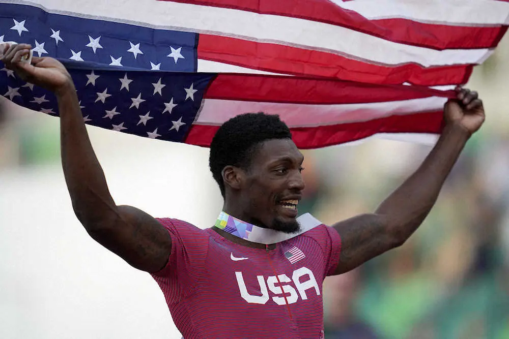 【画像・写真】【世界陸上】カーリーが9秒86で初優勝　ボルト上回るラスト10Mの加速力　上位3位まで米国勢