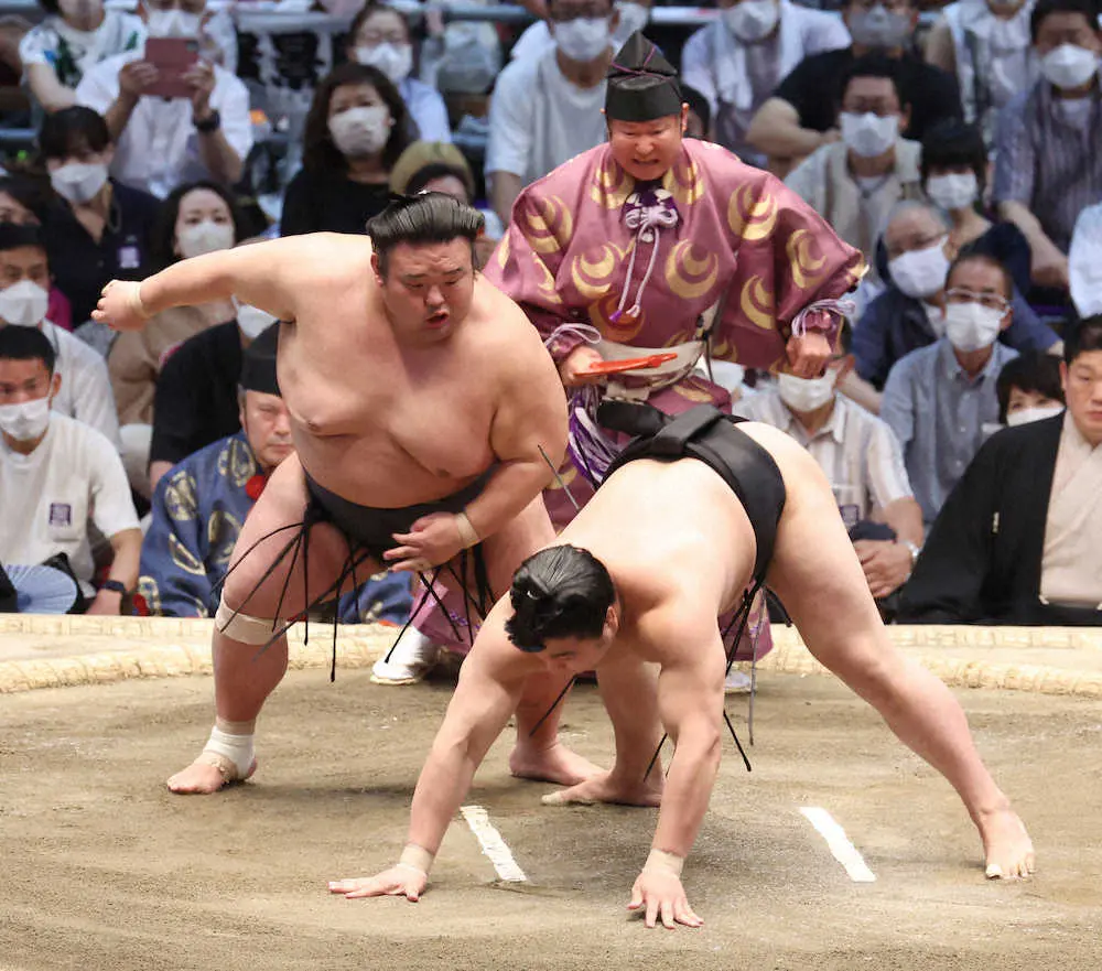 【画像・写真】貴景勝　若元春突き落とし3敗死守「一生懸命やるべきことをやっていく」
