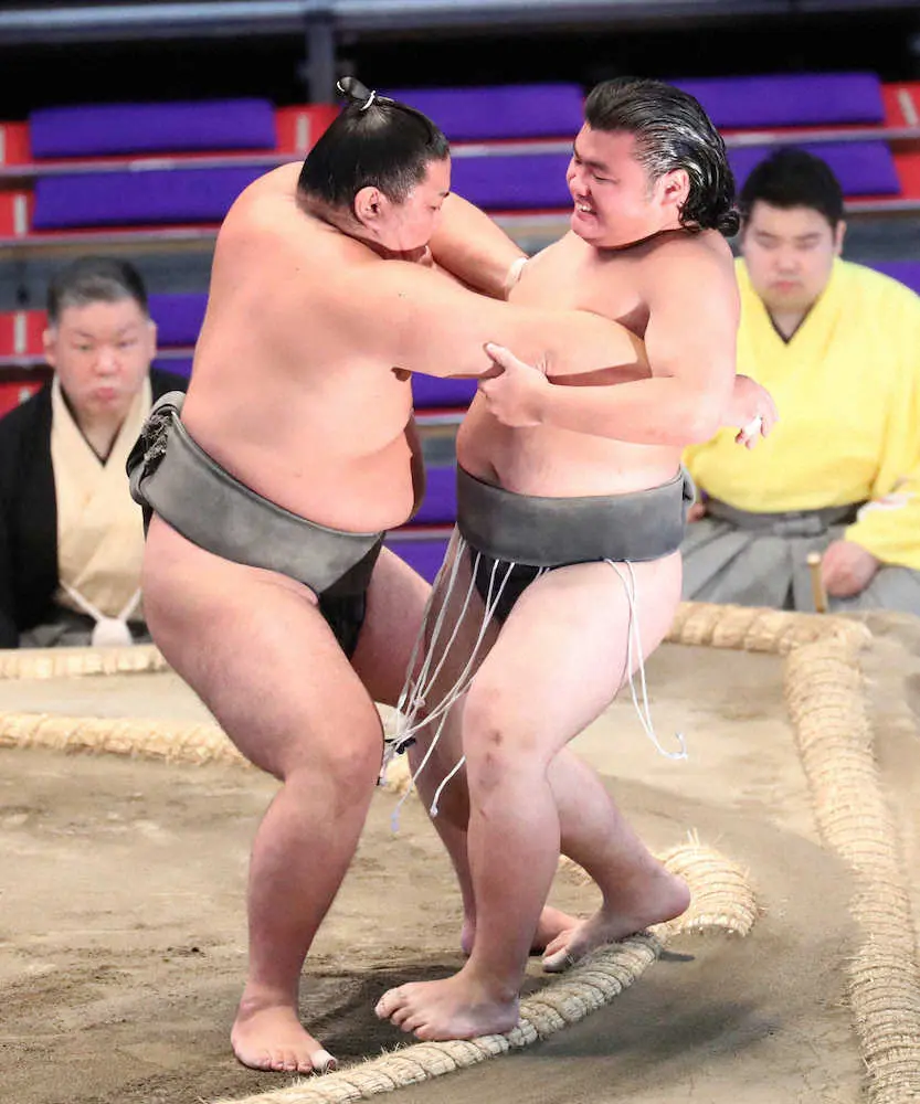 【画像・写真】日翔志が序二段V　首の大ケガから復帰　かます立ち合いはドクターストップ「いかに恐怖心を取り除くか」