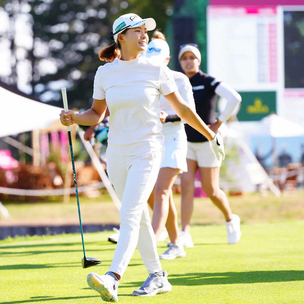 【画像・写真】渋野日向子は77と振るわず通算9オーバーに後退　予選通過は厳しく「全てをどうにかしないと…」