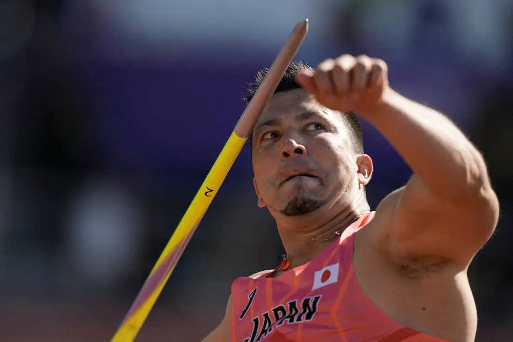 【画像・写真】【世界陸上】男子やり投げ・ディーン元気　9位で日本勢13年ぶり入賞ならず