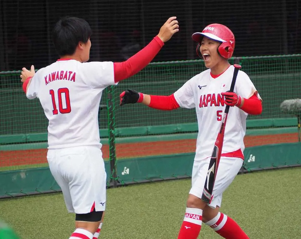 【画像・写真】日米対抗ソフトボール第2戦　本塁打競争は日本が“逆転勝利”