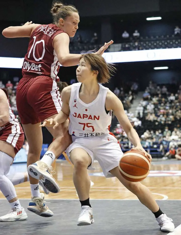 【画像・写真】バスケ日本女子・東藤、チーム最多16得点で連勝締め　前日不調3Pも5本中3本成功