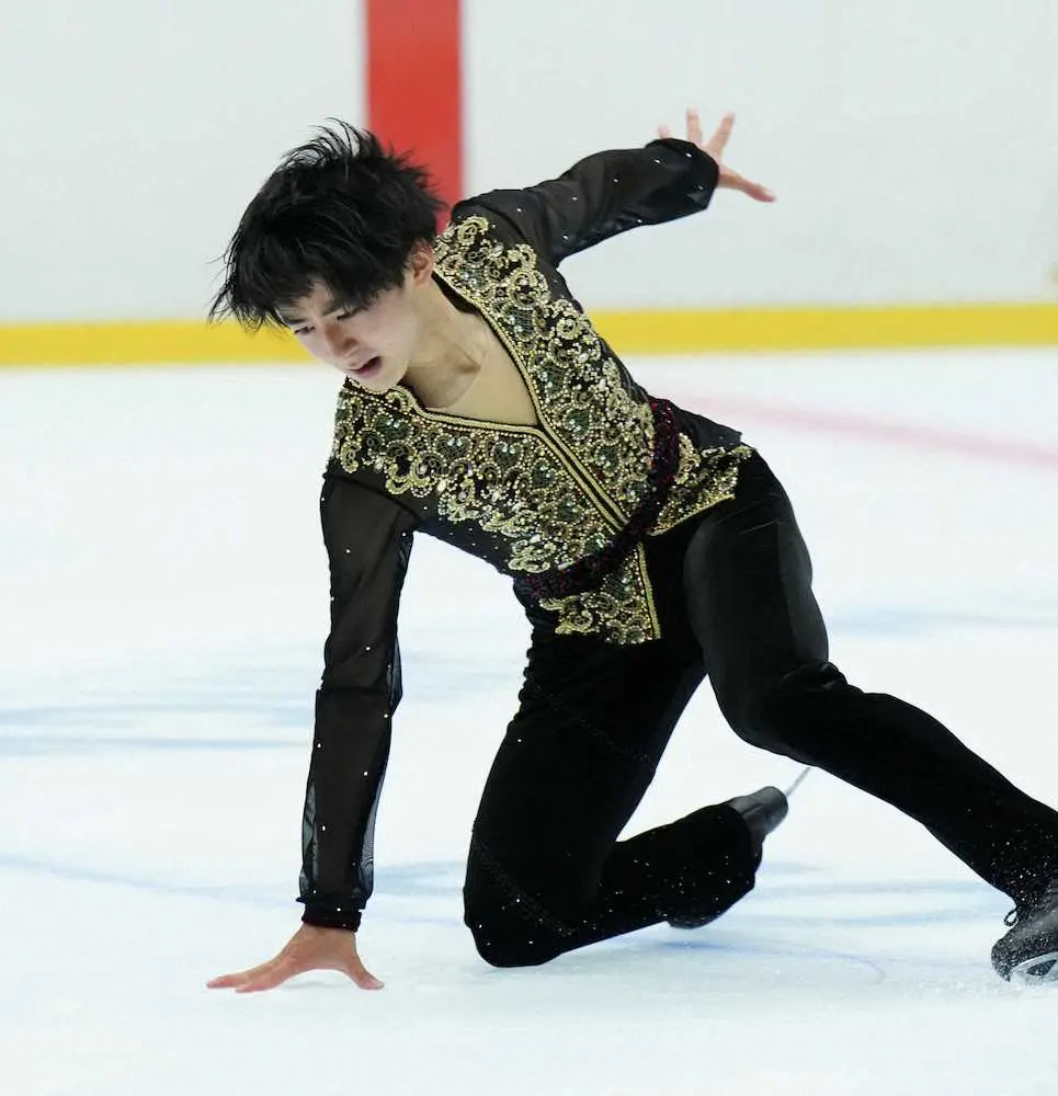 【画像・写真】【フィギュア】中村俊介　ジャンプ決まらず悔しい2位「フリーのミスが多い」