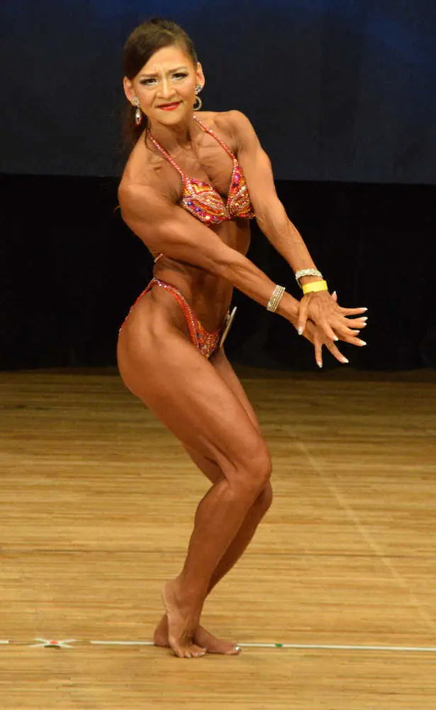 【画像・写真】ボディビル日本クラス別選手権　男子55キロ以下級は赤沢6連覇　女子の大沢は復帰戦V