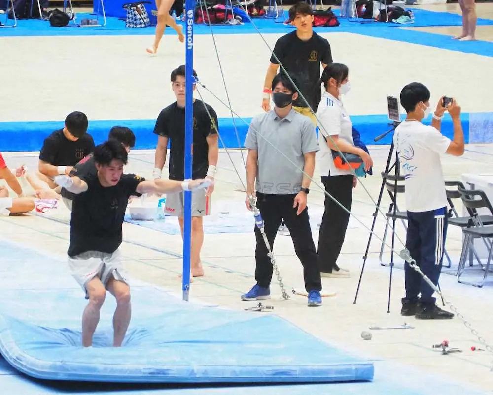 【画像・写真】橋本大輝、前日練習でリューキン成功　22日に3連覇懸かる全日本インカレに登場