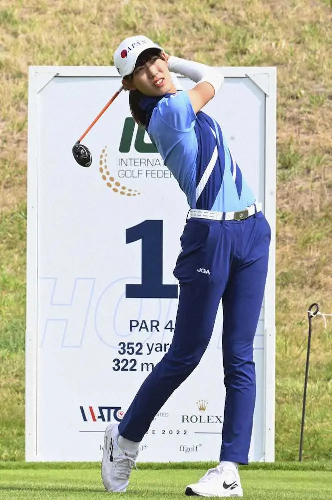 【画像・写真】全米女子アマ女王・馬場は69で7→5位　団体日本は4→6位