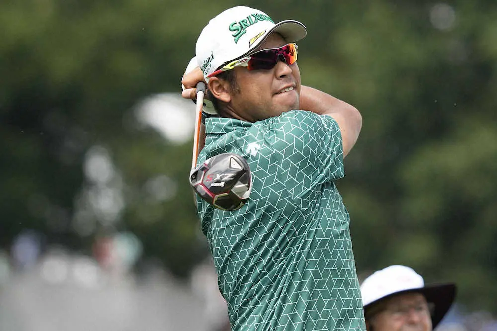 【画像・写真】松山、パット充実で5バーディー　通算6アンダーで15位浮上　再発させていた首痛も問題なし