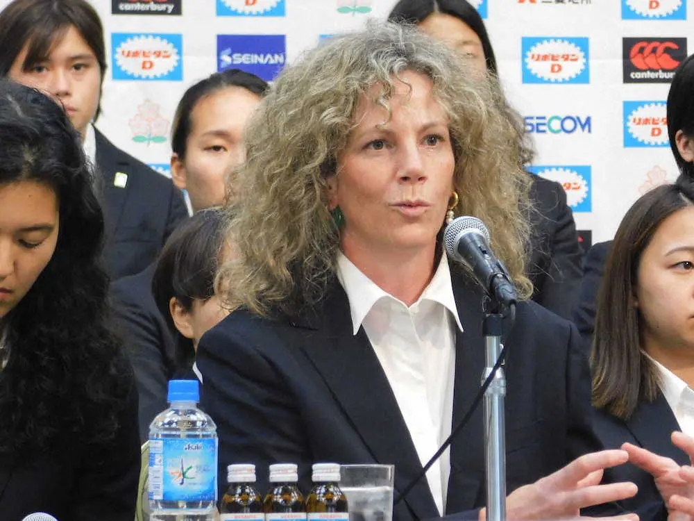 【画像・写真】ラグビー女子日本代表が今夏テストマッチを総括　マッケンジーHC、10月開幕W杯へ「大きな成果」