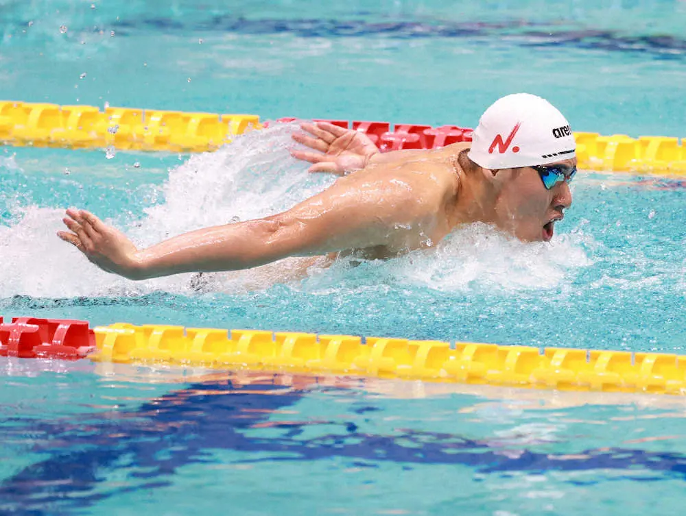 【画像・写真】【競泳インカレ】本多灯、200バタ大会タイ記録で3連覇達成「エースは僕しかいない」