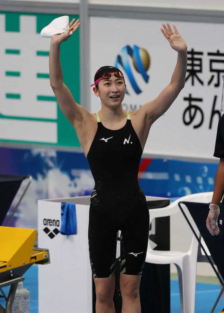 【画像・写真】万感　池江璃花子“日大生”ラスト個人種目で2冠目　競泳日本学生選手権