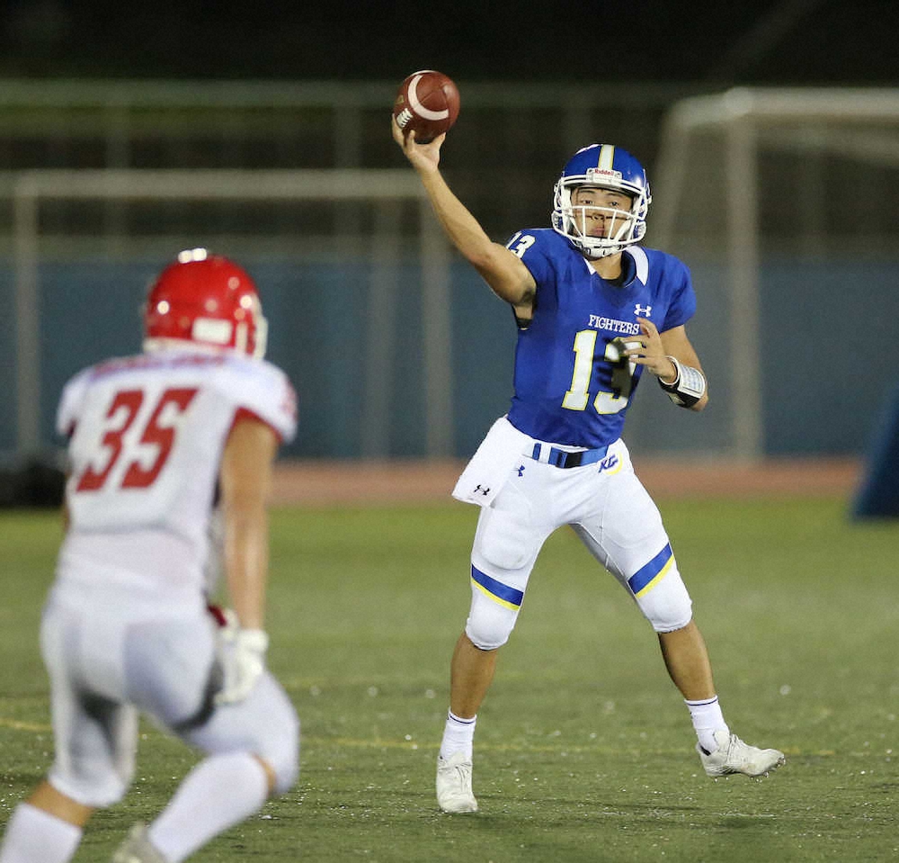 アメフト関学大 大勝劇へ導いた1年生qb星野は正真正銘のデビュー戦 緊張はしなかった スポニチ Sponichi Annex スポーツ