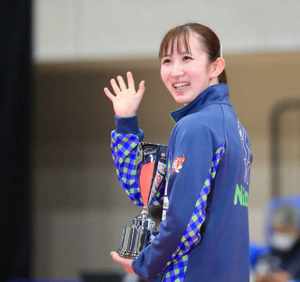 【画像・写真】早田ひな　大規模火災の市場に義援金100万円　優勝賞金の全額