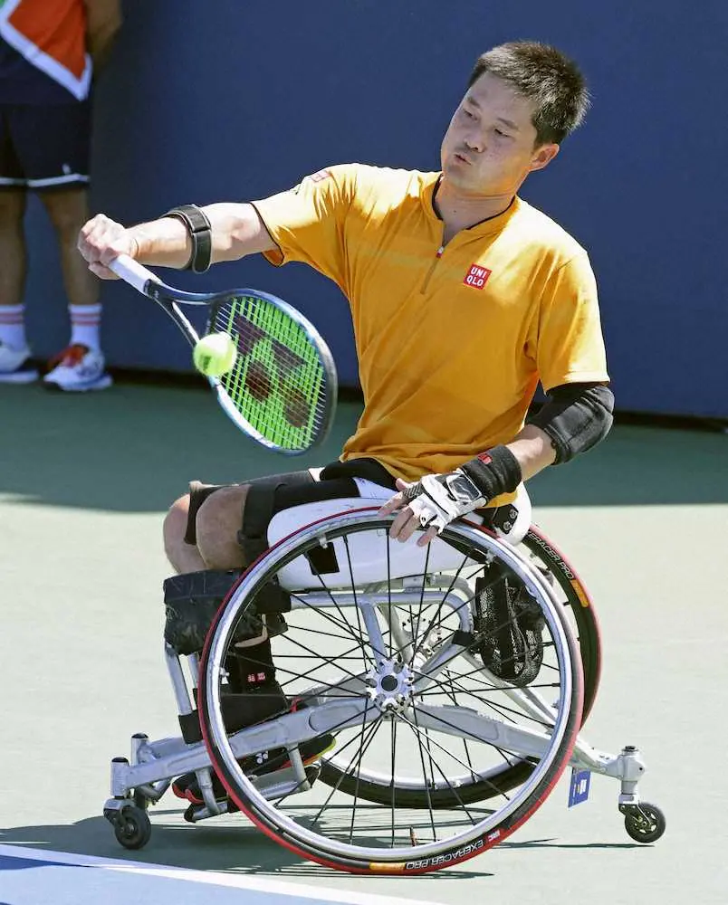 【画像・写真】車いすの部男子シングルス・国枝4強　準決勝で三木と直接対決へ