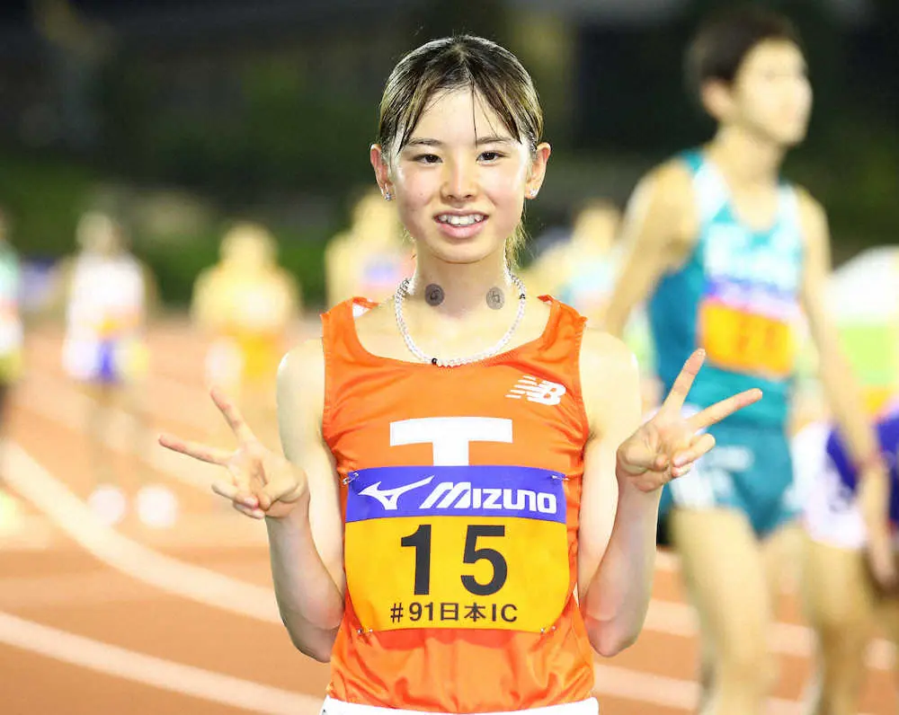【画像・写真】不破ちゃん、復帰戦で1万メートルV　5カ月ぶり万感「感謝を結果で返したくて頑張った」