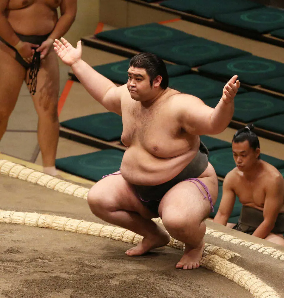 【画像・写真】大谷「今日から力士人生がスタートするんだな」デビュー戦快勝　前日には宮城野親方から金言