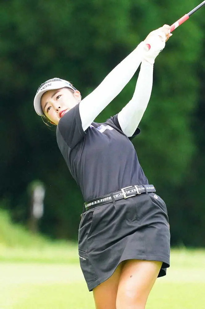 【画像・写真】山下が単独首位！14人目メジャー連勝見えた　ボギー先行も連続バーディーで流れつかむ