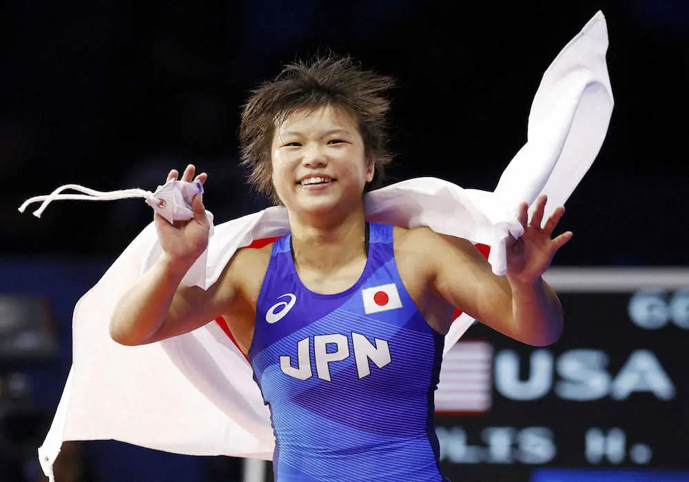 【画像・写真】女子57キロ級・桜井　リオ女王破り“連覇”「勝ち切れてうれしい」