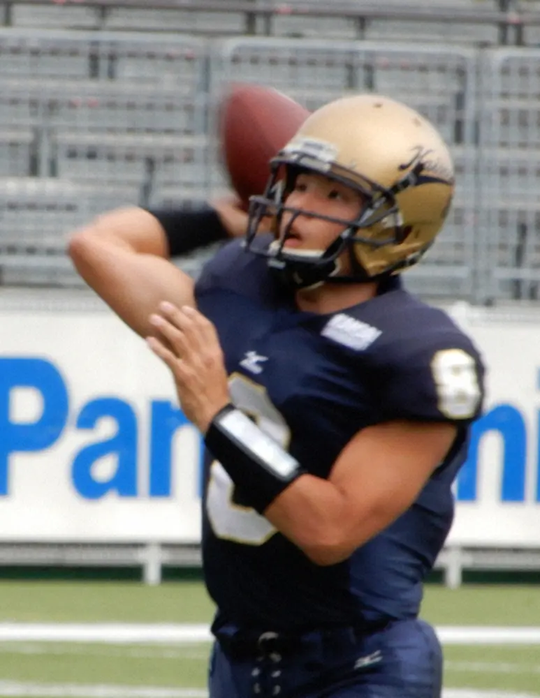 【画像・写真】アメフト関大　「最強」2年生ホットラインで2連勝　WR溝口「リーディングレシーバーを」