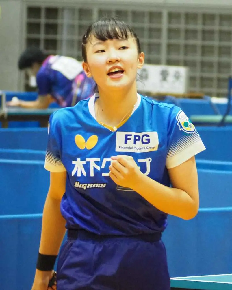 【画像・写真】張本美和、世界ユース選手権U18代表選考会V　“飛び級”の14歳が高校生を圧倒