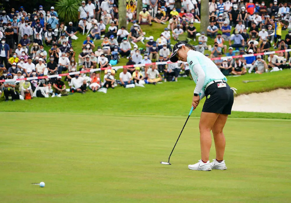 【画像・写真】吉田優利　優勝に一歩届かず、今季5度目の2位　前半首位で折り返すも…ルーキー尾関が初優勝