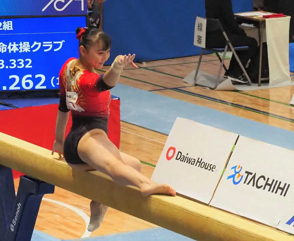 【画像・写真】宮田笙子　全日本シニア2連覇！　世界体操へ弾み「自分のやるべきことをやって上位へ」