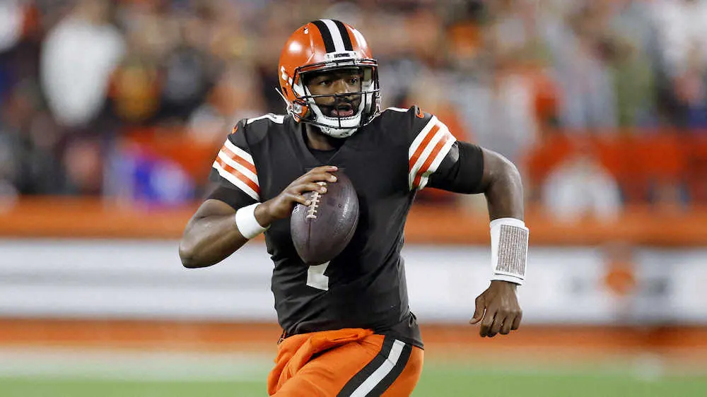 【画像・写真】ブラウンズが2勝目　ホームでスティーラーズに29―17　QBブリセットは2TD