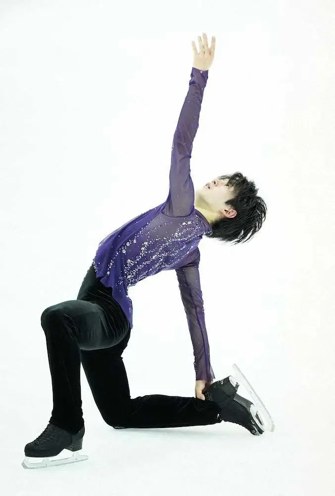 【画像・写真】山本草太がV3　4回転フリップ転倒も収穫「挑戦したい思いで臨めた」