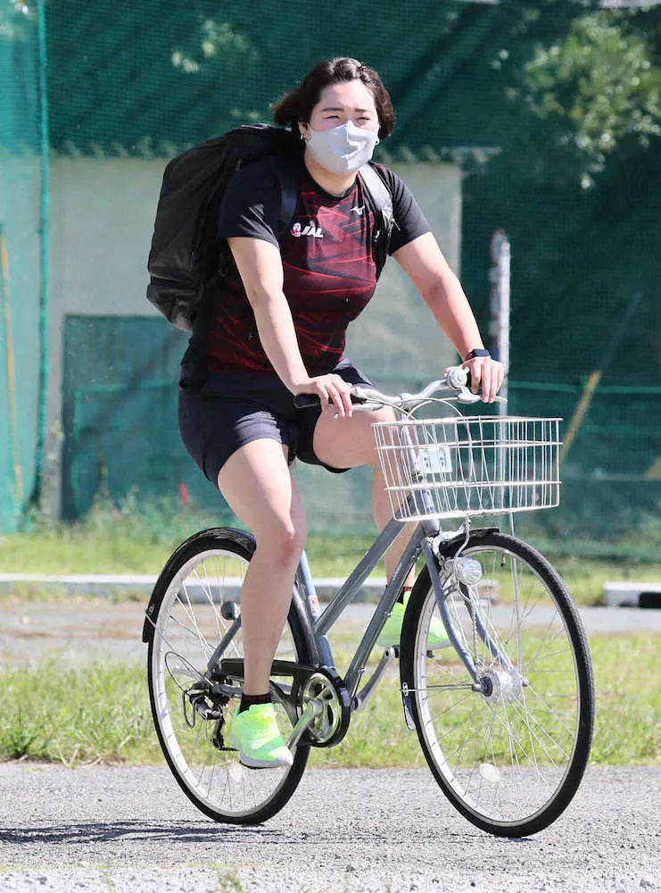 【画像・写真】【陸上】やり投・北口榛花が公開練習「毎日2部練…温泉行きたい」息抜き封印で今季ラストスパート