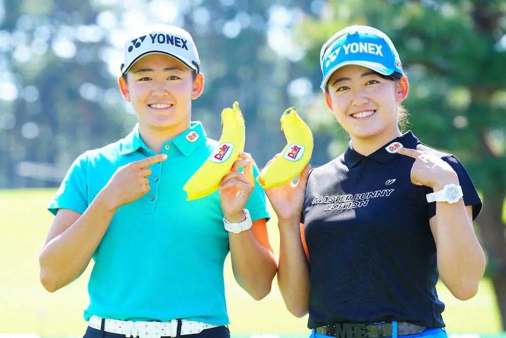 【画像・写真】岩井姉妹　アンバサダーを務めるドールのワッペンをつけて大会初出場　29日開幕日本女子OP