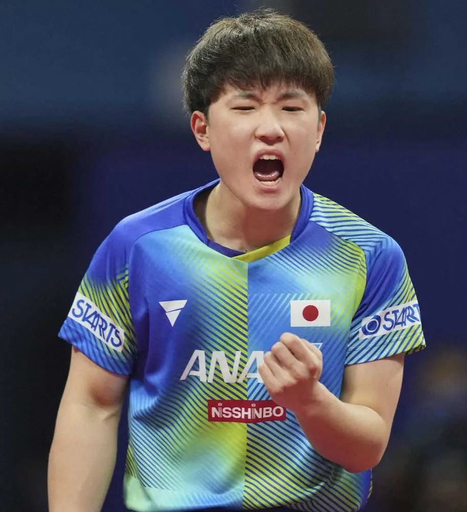 【画像・写真】卓球日本、男女とも白星発進　張本ヒヤリ逆転勝利　世界選手権団体戦開幕