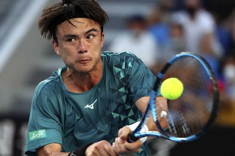 【画像・写真】3年ぶり開催の楽天OP　ダニエル太郎、シングルス1回戦で敗退