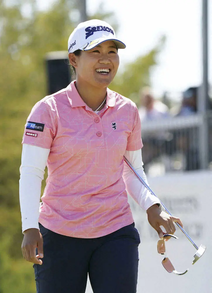 【画像・写真】奈紗、通算7アンダー　日本人最上位の11位終戦