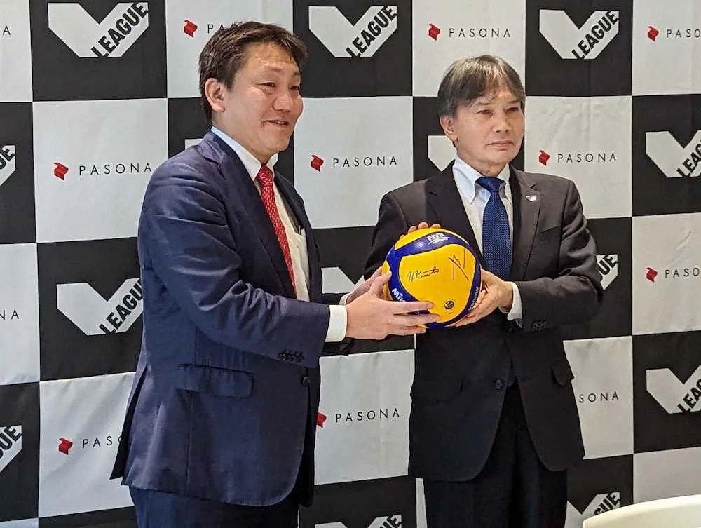 【画像・写真】Vリーグがパソナとパートナーシップ協定　キャリア形成＆地域貢献活動でタッグ