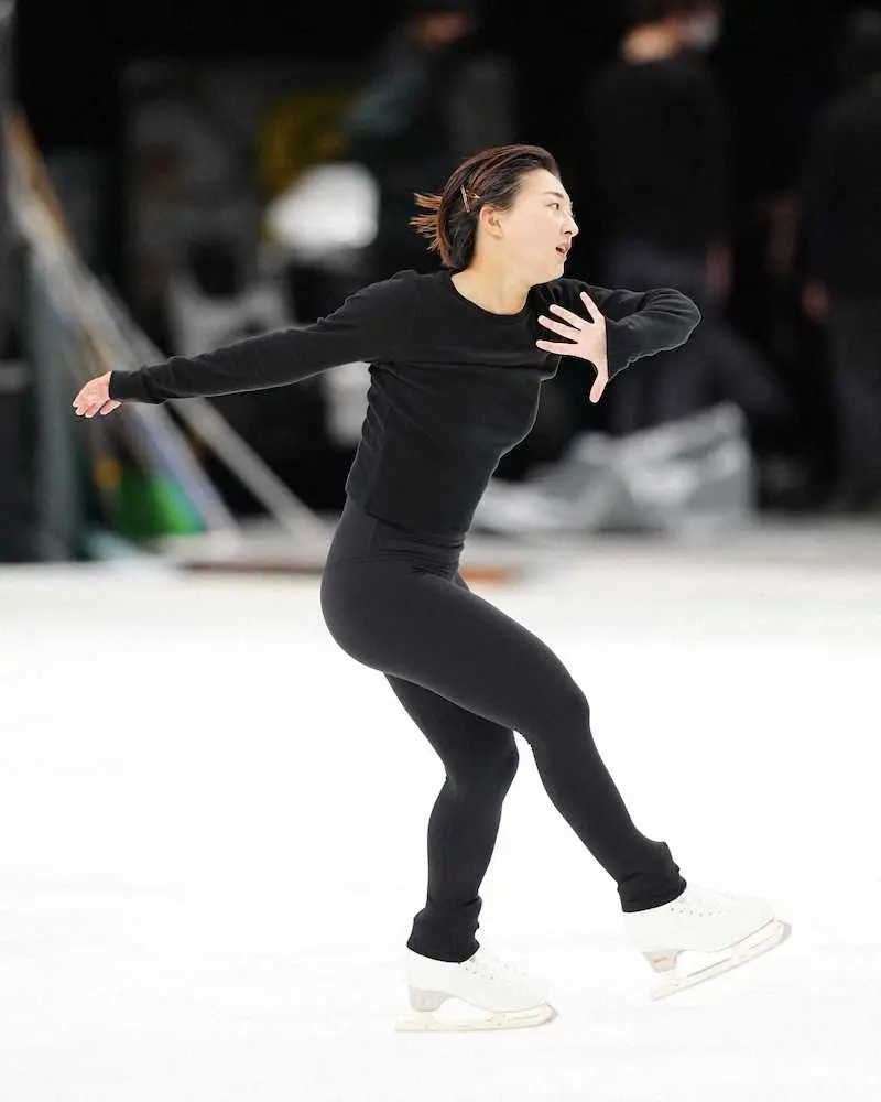 【画像・写真】坂本花織、みっちり75分調整「自信をつけてGPシリーズへ」　ジャパンOP前日練習