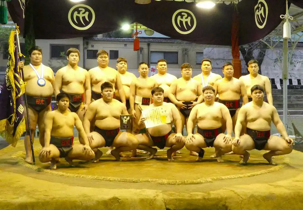 【画像・写真】東日本学生相撲リーグ戦一部　日大が最終戦で大逆転！！混戦制して2年連続53度目の優勝