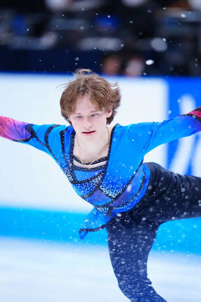 【画像・写真】マリニン　僅差で2位も「とても楽しめた」 来季は5回転挑戦も視野