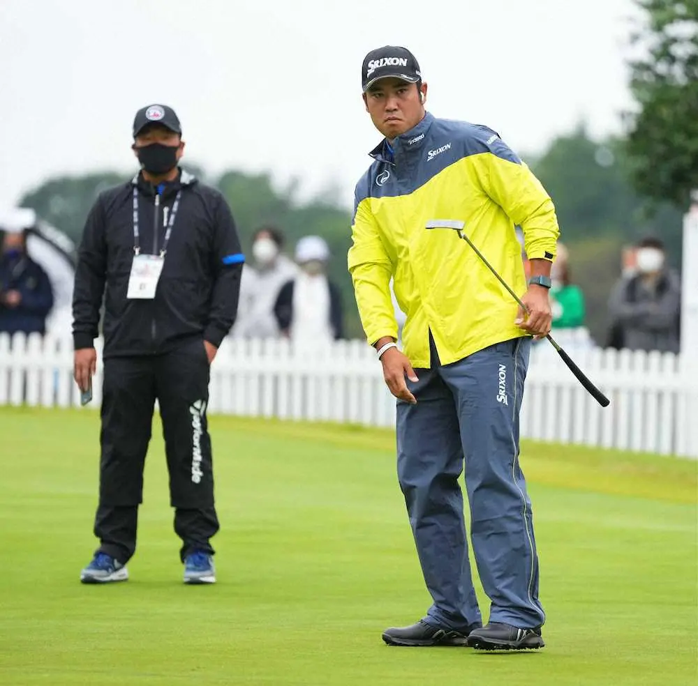 【画像・写真】松山英樹　大会連覇へ1オーバーで41位発進「思うようないいプレーができなかった」