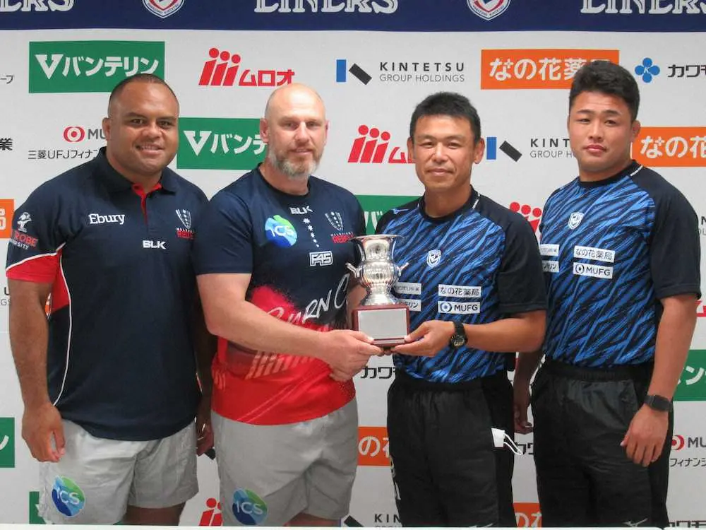【画像・写真】ラグビー近鉄　15日レベルズ戦へ闘志「叩きのめしたい」　元豪州代表SHゲニアも先発