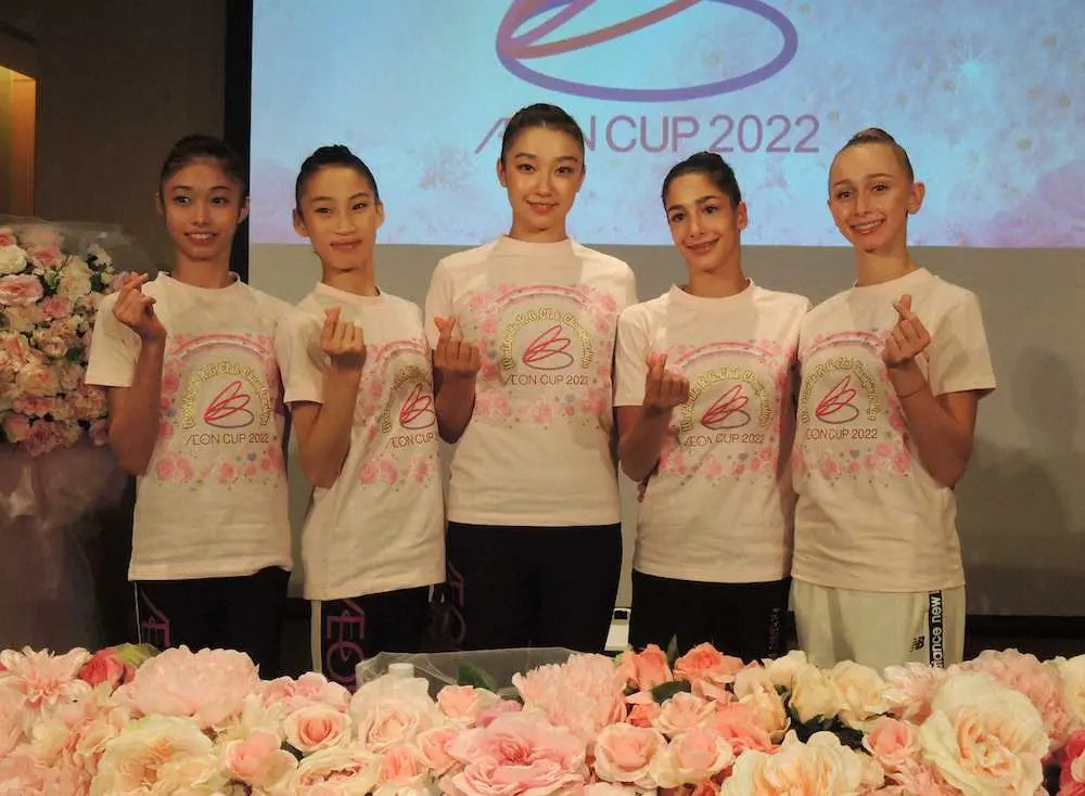 【画像・写真】新体操イオンカップ20日開幕　ウクライナ代表オノプリエンコ「子供たちに頑張っていく力を与える演技を」